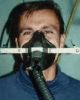 Erik with oxygen mask