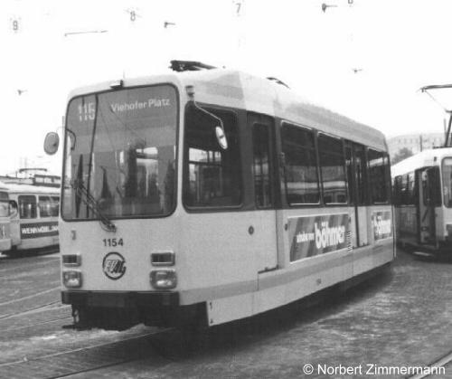 M8-Wagen 1154 der Essener Verkehrs-AG