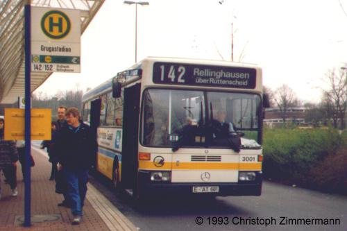 Bus 3001 der Essener-Verkehrs AG