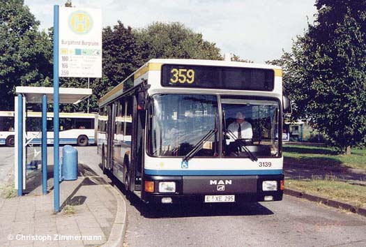 Bus 3139 der Essener Verkehrs-AG.