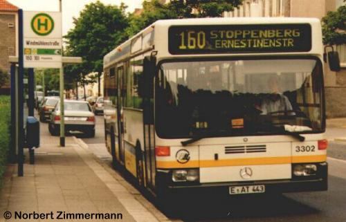 Bus 3302 der Essener Verkehrs-AG