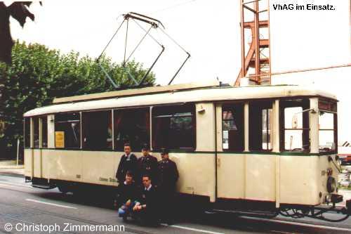 Museumswagen 888 der Essener Verkehrs-AG