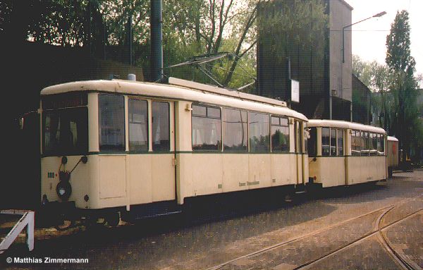 Museumswagen 888 der Essener Verkehrs-AG