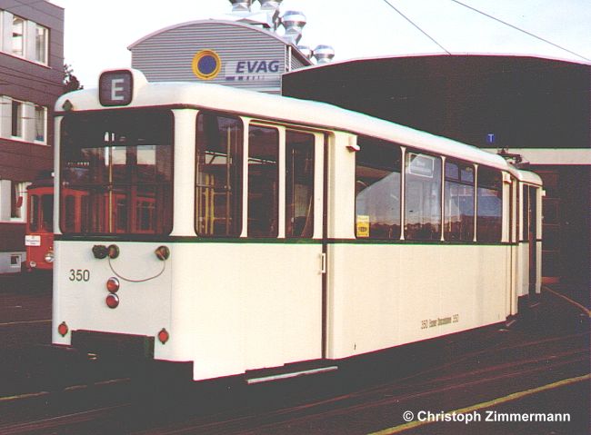 Museumswagen 350 der Essener Verkehrs-AG