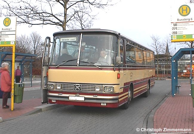 Bus BOT-P 3 des Reiseunternehmens Hruschka