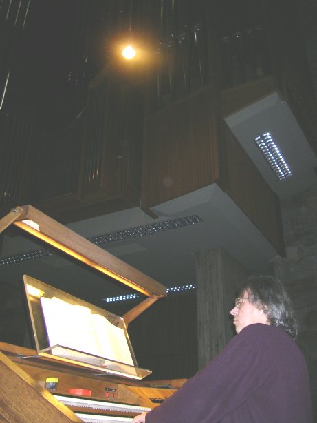 Micha orgelt an Reinoldi