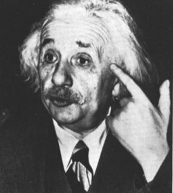 Auch Einstein hätte hier seinen Spass gehabt, 
wenn er das Internet schon gekannt hätte...